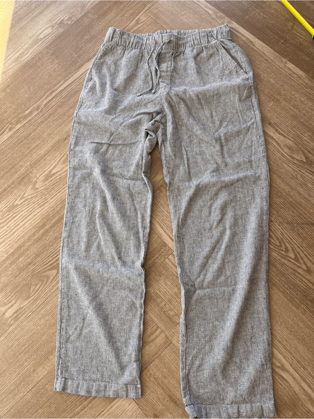 Gap Women’s stripe linen pants M tall